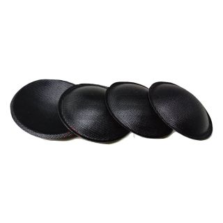 4 pieces - Composite glass fiber dustcup - black 54 mm