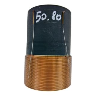 Voice coil 50.7 - 54.7 mm height 32 single 3.4 ohm - copper 4 LAYERS