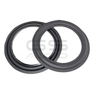 Pair rubber round surround 8"\20cm - 14x7mm without holes no foam