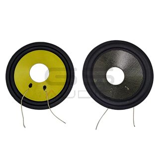 Pair cone 5"/125 mm - sandwich glass fiber-kevlar - rubber surround