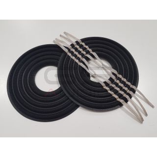 Spider 165mm nomex nero - bobina 50/61/65/76 mm per subwoofer