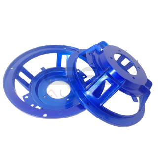CESTELLO BLU 6.5"/ 165mm alluminio - spider 109mm - per woofer