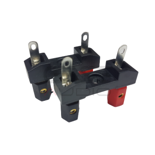 Morsetti a molla con basetta per cavi fino 6 mmq (2 pcs)