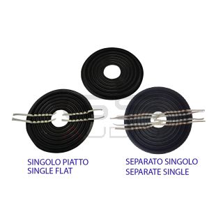 Spider 180mm nomex nero -bobina 50/61/65/76/100 mm lineare alta rigidità +tinsel