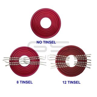 Spider RED 8"/203 mm - 3"/76mm nomex progressive double layer - tinsel on choice