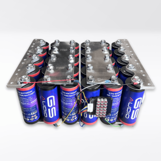 225A BATTERY - GS AUDIO 40*34 H19cm - 30 CELLS LTO - 14V + BMS AND BARS