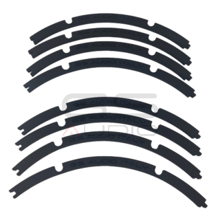 Coppia 380mm bordo FOAM 4settori - per cestello 8 fori - logo GS Audio