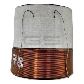 Voice coil 50.5 - 54.2 height 20 single 3.3 ohm - copper 4 layers - composite fiber
