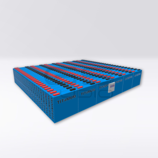 Batteria LTO TITANIUM 14.4V 500Ah - 150 Celle con BMS e Barre - 69x55x11cm