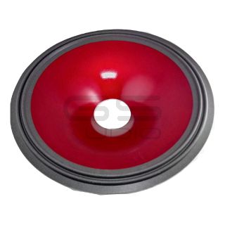 Cono rosso PA 18"/ 460mm - sospensione tela doppia onda - alta efficienza