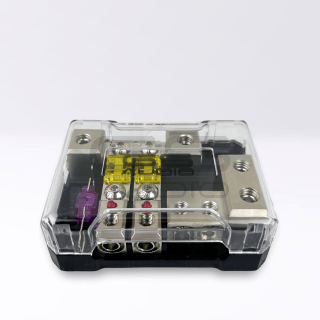 GS Audio AFS 2-way fuse holder IN:2x50 OUT:2x25 + negatives