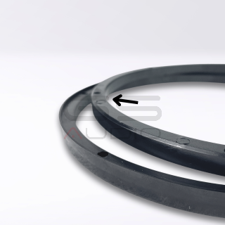 Spacer Ring for Spider 7.5"/190mm (above) - Inside/outside diameter 172/186mm