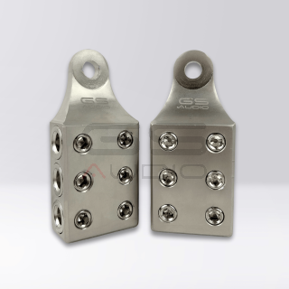 GS Audio Battery Terminals (+/–) | 6×50 mmq Multi-Cable Distribution