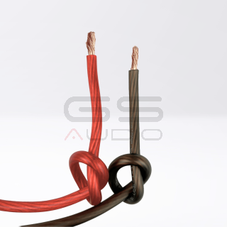 CCA Cable 1x10mm² (ext 6.7mm Ø) Soft | Red/Black Sheath (per meter)