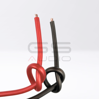 CCA Cable 1x10mm² (ext 8.8mm Ø) Soft | Red/Black Sheath (per meter)