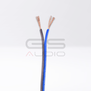 OFC Cable 100% Copper 2x1.5mm² (ext 3x6.2mm Ø) Flexible | Blue/Black Sheath (per meter)