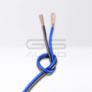 OFC Cable 100% Copper 2x4mm² (ext 4x8mm Ø) Flexible | Blue/Black Sheath (per meter)
