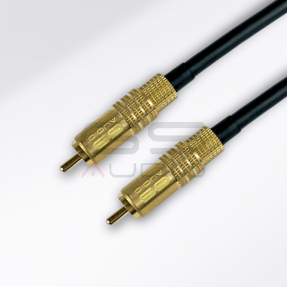 GS Audio RCA to RCA Audio Adapter for Cars and Amplifiers - 5m