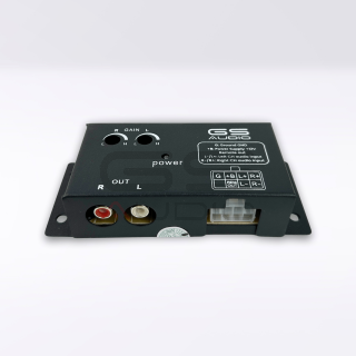 GS Audio Active 2-Channel Line Converter - High/Low Level RCA | Remote Output