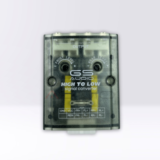 GS Audio Active 4-Channel Line Converter - High/Low Level RCA | Remote Output