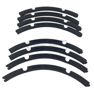 Coppia 300mm bordo FOAM 4settori (H9.5) - per cestello 8 fori - logo GS Audio