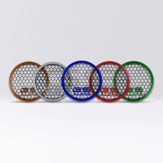 GS Audio Speaker Protection Grid - 6"/160 mm, 9 mm H | Round Speaker Cover