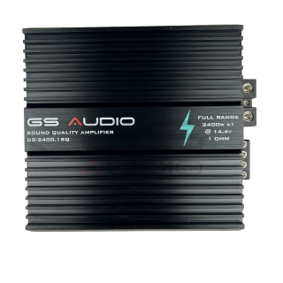 Gs Audio Full-Range Amplifier GS-2400.1 SQ - 1*2400Wrms @1ohm