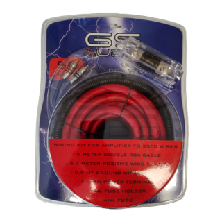 Complete amplifier connection cable kit - 50mmq - 3500W RMS - hi power car wire