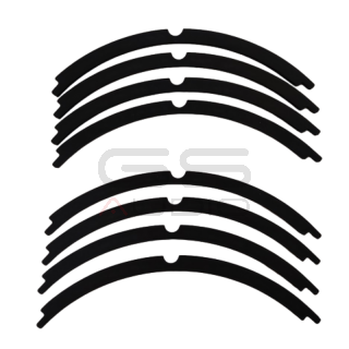 Coppia 300 mm bordo FOAM MORBIDO per cestello 4 fori