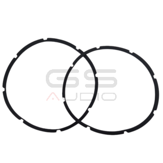 Coppia 380 mm bordo FOAM MORBIDO per woofer cestello 8 fori (kit per 2 altoparlanti)