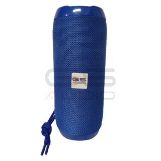 Gs Audio Bluetooth Speaker SD USB Radio - Water Resistant - BLUE