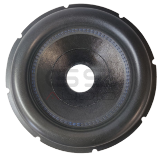 Cono 12"/ 30 cm- sospensione foam 38x28 - cucitura blu - bobina 2.5" 67mm