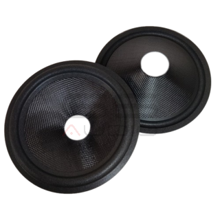 Coppia Cono FIBRA 8"/ 20 cm - sospensione foam 13x8 - bobina 38/50 mm