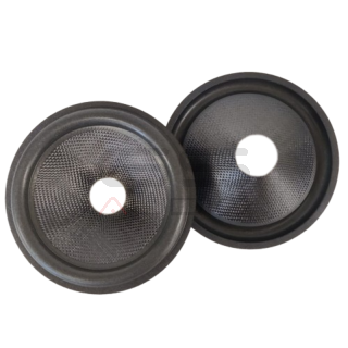 Coppia Cono FIBRA 6"/ 16 cm - sospensione foam 14x8 - bobina 32/38/50 mm