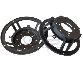 CESTELLO nero 5"/ 130mm - spider 99mm - alluminio