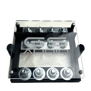 Portafusibili 4+4 ANL con Cover Plexiglass per car audio | GS Audio