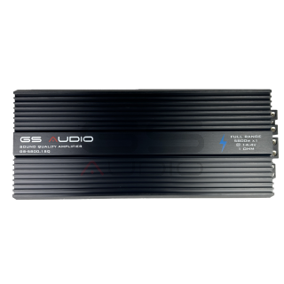 Gs Audio Full-Range GS-5800.1 SQ Amplifier - 1*5800WRMS @1 Ohm (Without C. Remote)