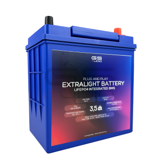 30Ah-MINI ISO Battery - LifePo4 13.2V Extralight 3.5kg - Gs Audio - CCA:1300A