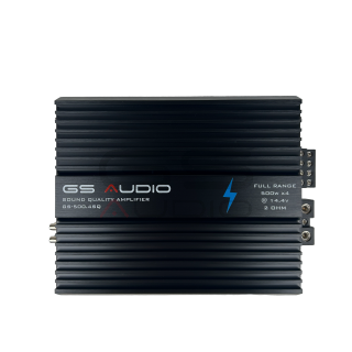 Gs Audio Full-Range Amplifier GS-500.4 SQ - 4*500Wrms @2ohm
