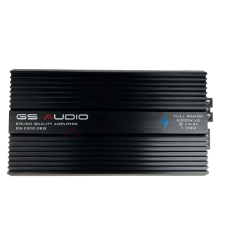 Gs Audio Full-Range Amplifier GS-2200.2 SQ - 2*2200 Wrms @1ohm