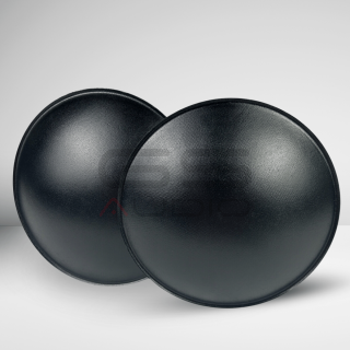 Pair of Dust Caps Ø180mm Extra Strength Pressed Paper for Subwoofer