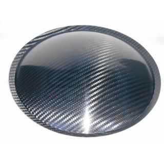 Dustcup Carbon and other fibers 8.7"/220mm - polished - smooth - color on choice