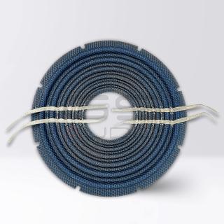 Spider 10" / 253 mm - Black/Blue - MONOSTRATE + Kevlar and Tinsel - Holes 76 / 90 / 100 mm