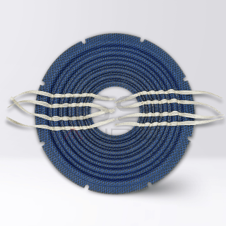 Spider 10" / 253 mm - Black/Blue - 2 Layers STRONG + Kevlar and Tinsel - Holes 76 / 90 / 100 mm