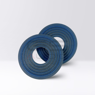 Pair of Spiders for Midrange - 120 mm Blue - 50 mm Hole | Medium Rigidity