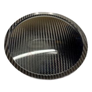 Parapolvere Carbonio e altre fibre 8.7"/220mm - lucido - liscio - colore a scelta