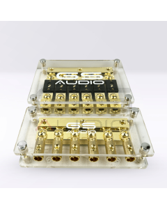 Portafusibile GS Audio ANL IN:3x70 OUT:6x70 | Positivo/Negativo 6 Vie