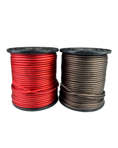 Cavo 100 metri CCA 1*10 mmq (ext 6.7mm) con guaina rosso/nero ultraflessibile