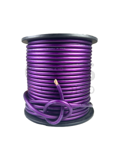 Cavo 100 metri CCA 1*25 mmq (ext 12.5mm) con guaina viola ultraflessibile