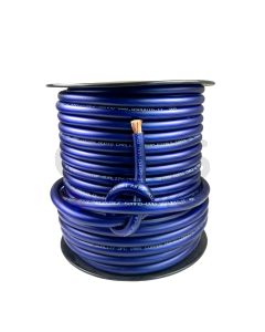 Cavo OFC 1*35 mmq 100% Rame - 50 metri (ext 13mm) guaina blu